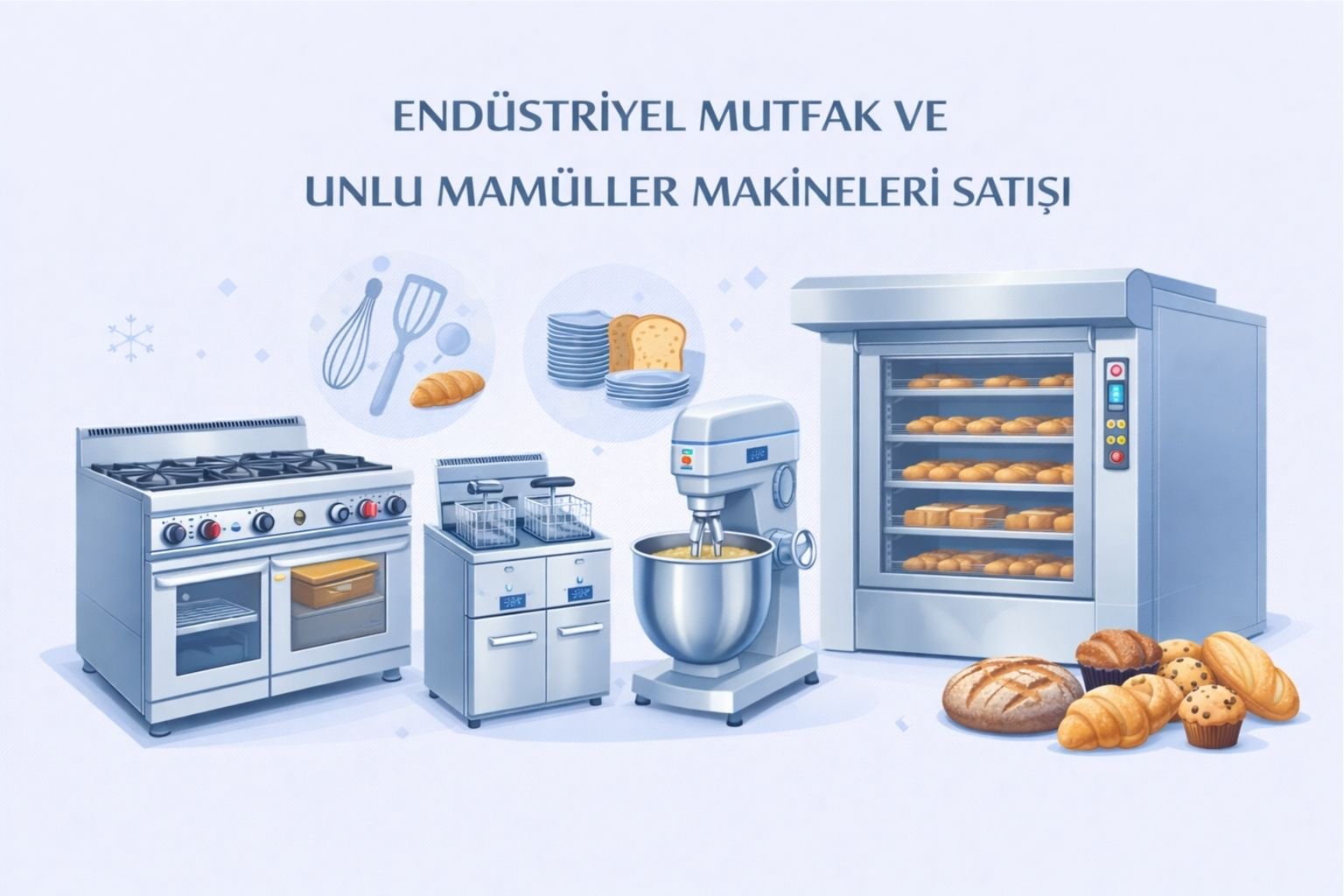 ENDÜSTRİYEL MUTFAK VE UNLU MAMULLER MAKİNELERİ SATIŞI